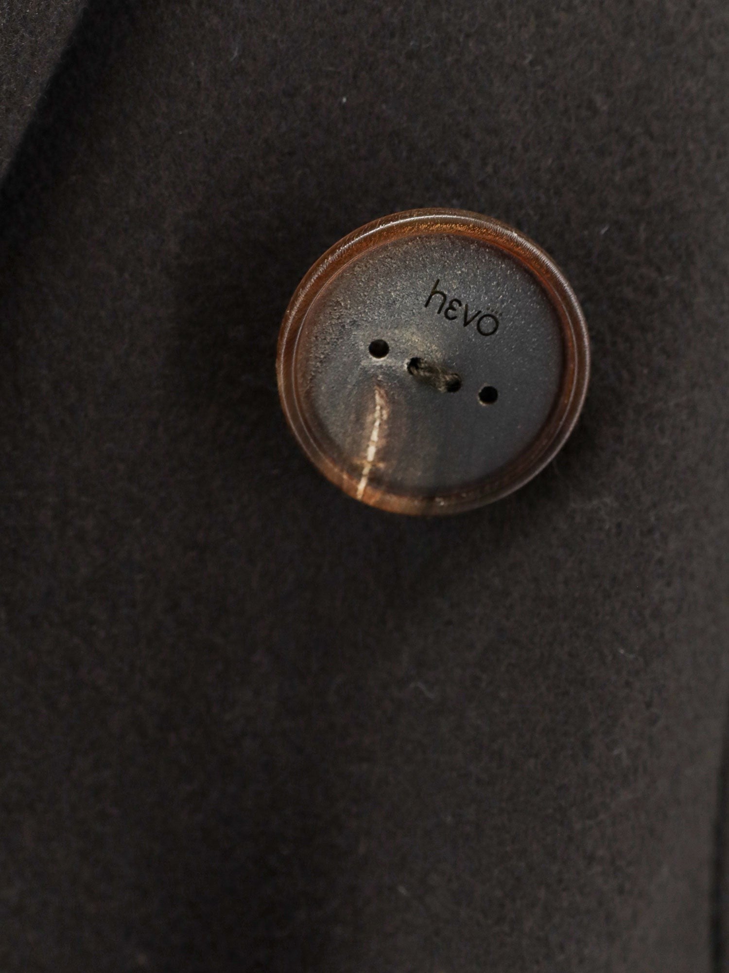 Hevò Women's Martina Franca Wool Blend Coat Brown