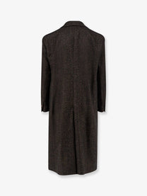 Hevò Women's Martina Franca Wool Blend Coat Black