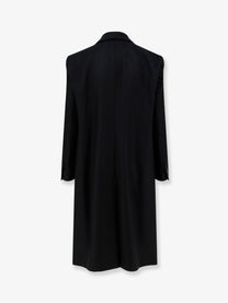Hevò Women's Martinafranca Wool Blend Coat Black