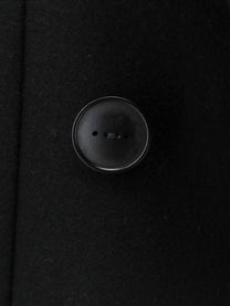 Hevò Women's Martinafranca Wool Blend Coat Black