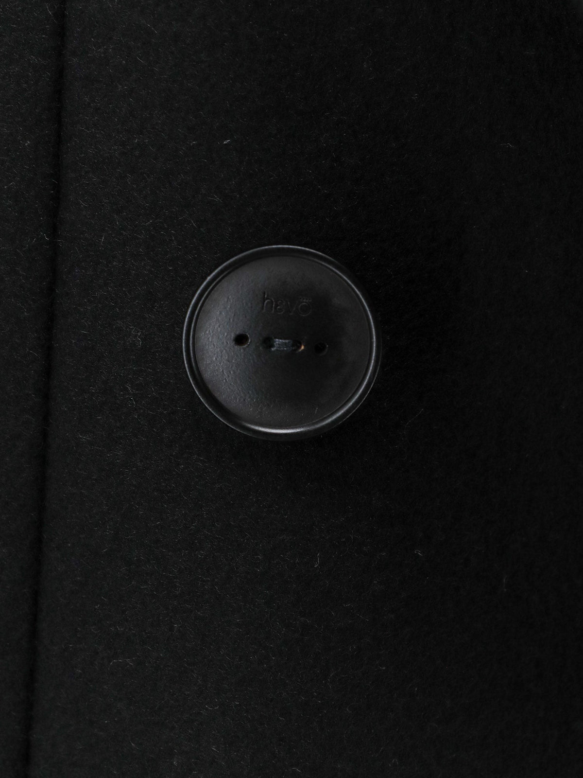 Hevò Women's Martinafranca Wool Blend Coat Black, view 3