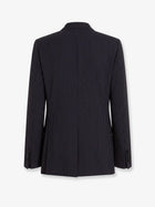 Dolce &amp; Gabbana Men's Martini Light Double Breasted Pinstriped Wool Blazer Pattern, view 2
