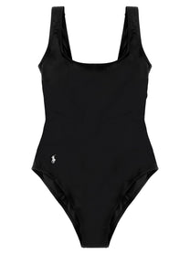Polo Ralph Lauren Martinique One Piece Swimsuit Black