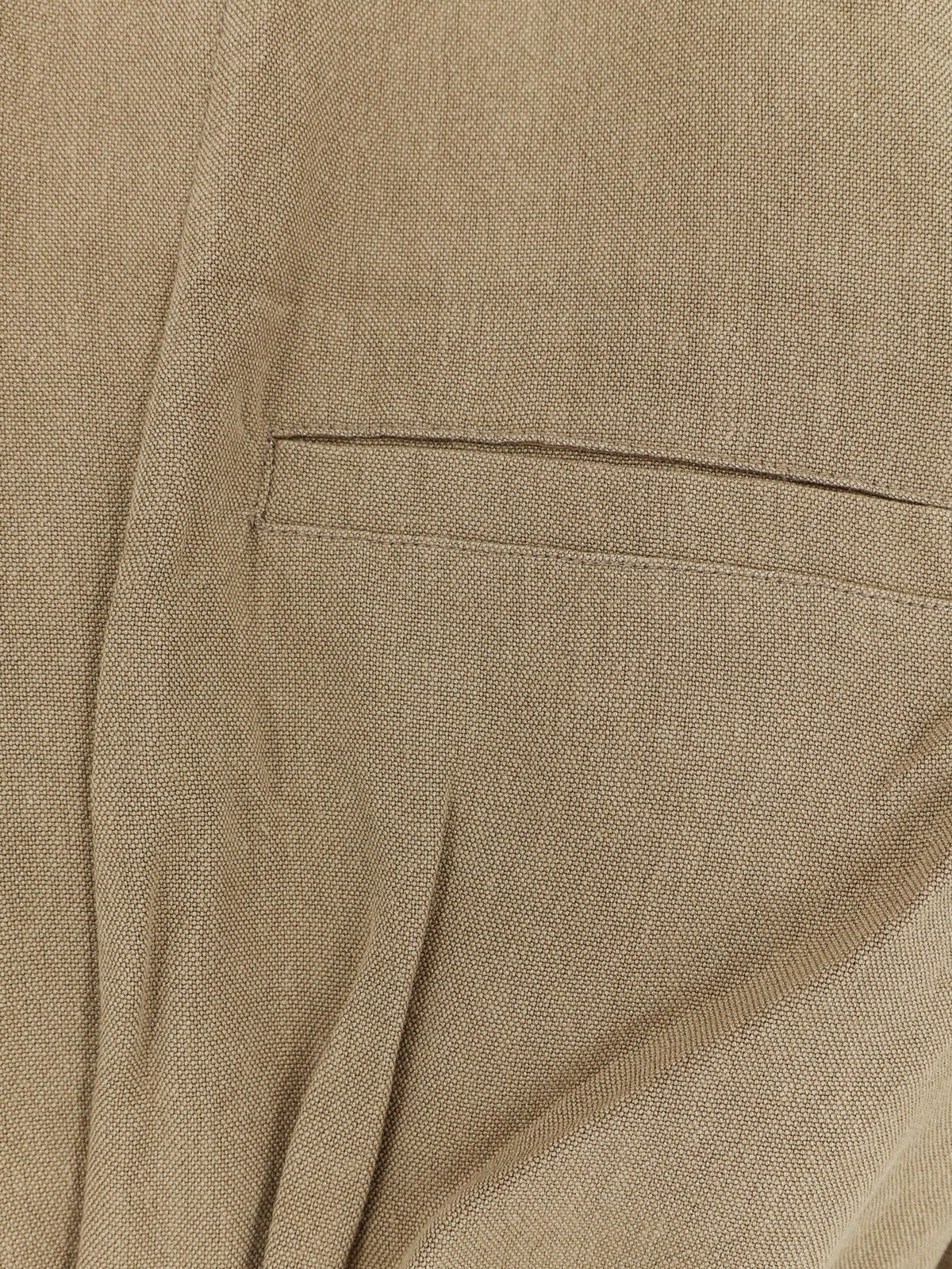The Frankie Shop Women's Marvin Viscose and Linen Jumpsuit Brown, view 5