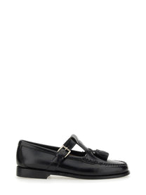 G.H. BASS Women's Mary Jane Loafer Black