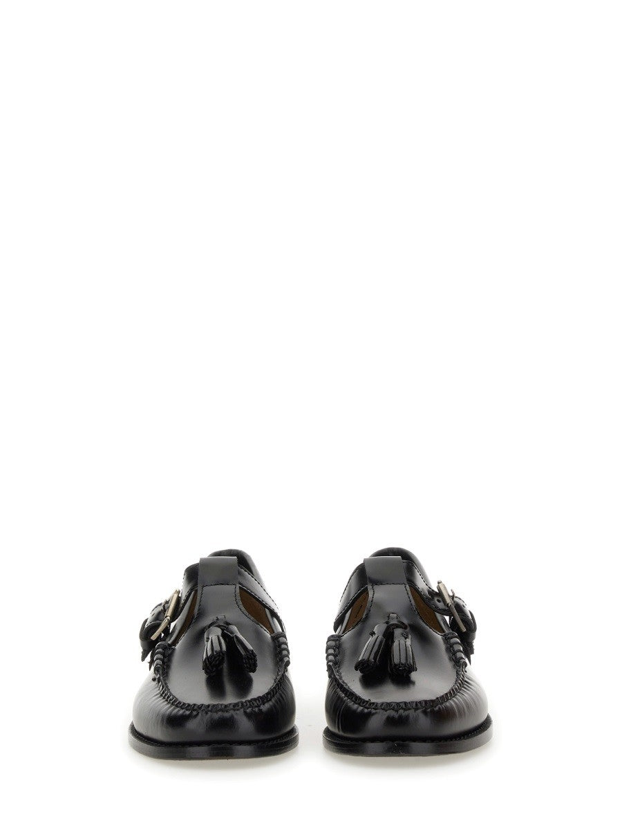 G.H. BASS Women's Mary Jane Loafer Black