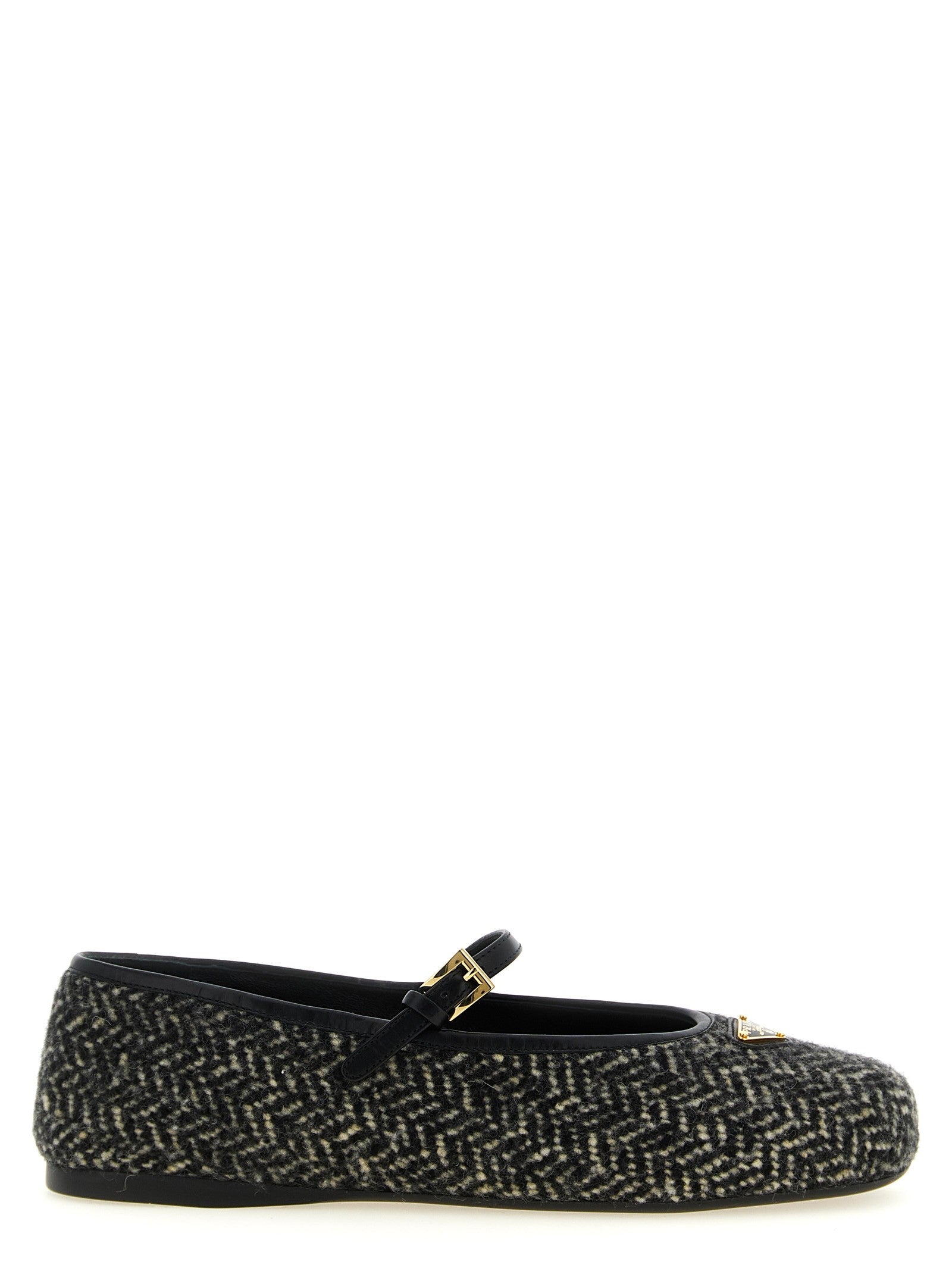 PRADA Mary Jane Whale White