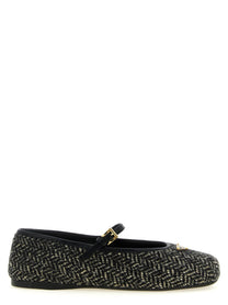 PRADA Mary Jane Whale White