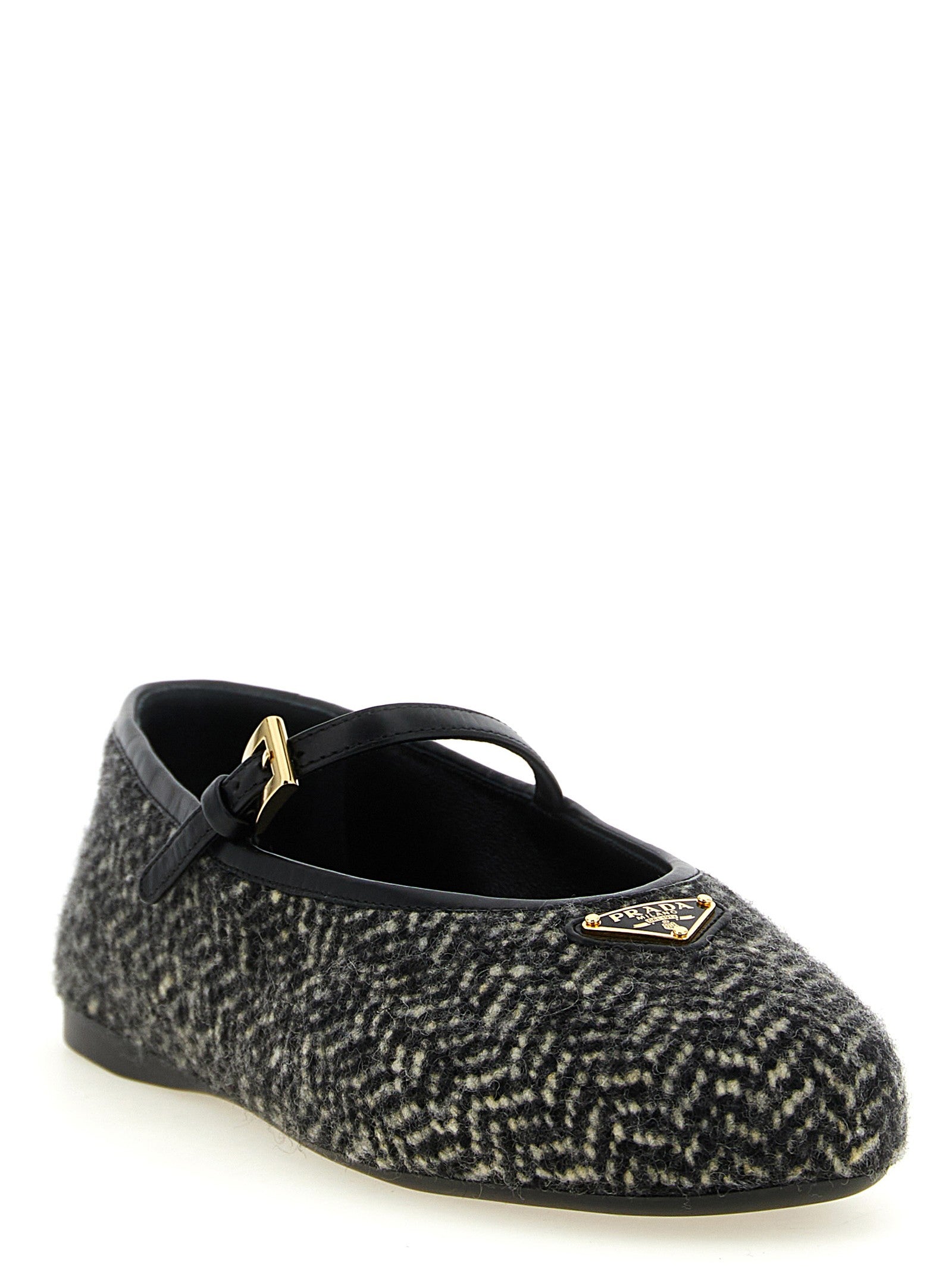 PRADA Mary Jane Whale White