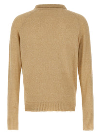 MA’RY’YA - MA’RY’YA - Bouclé cotton polo shirt - Men’s Tops