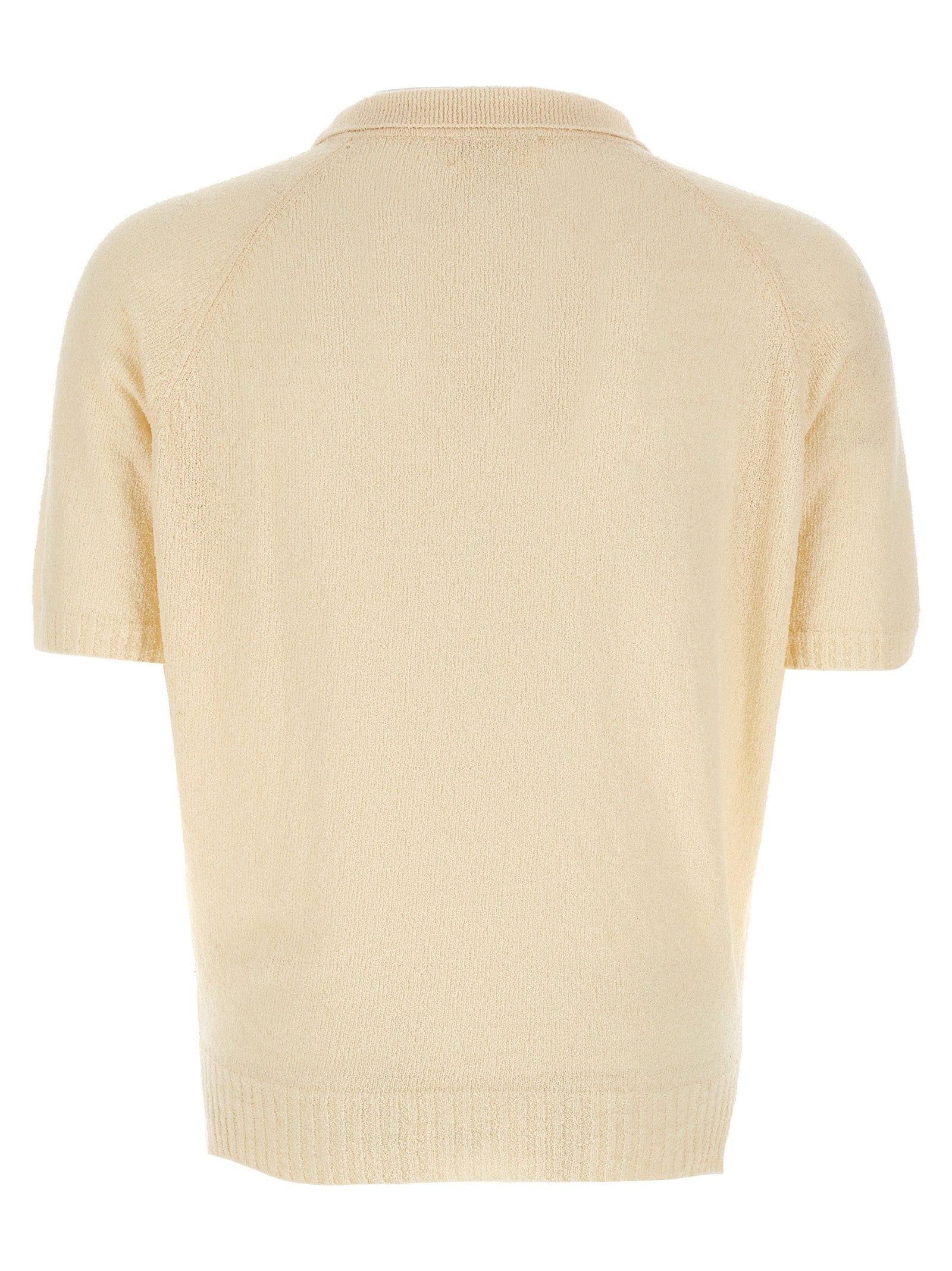 MA’RY’YA - MA’RY’YA - Bouclé polo shirt - Men’s Tops