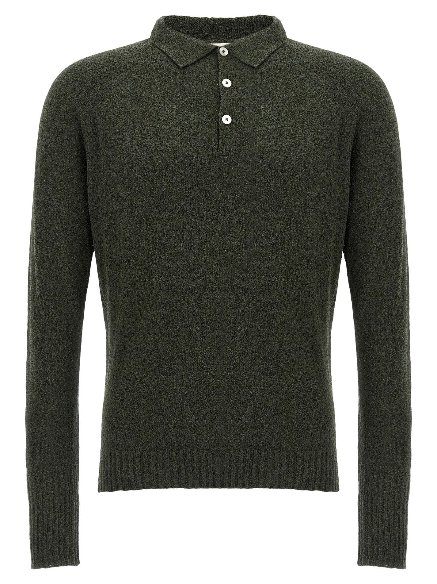 MA’RY’YA - MA’RY’YA - Bouclé cotton polo shirt - Men’s Tops