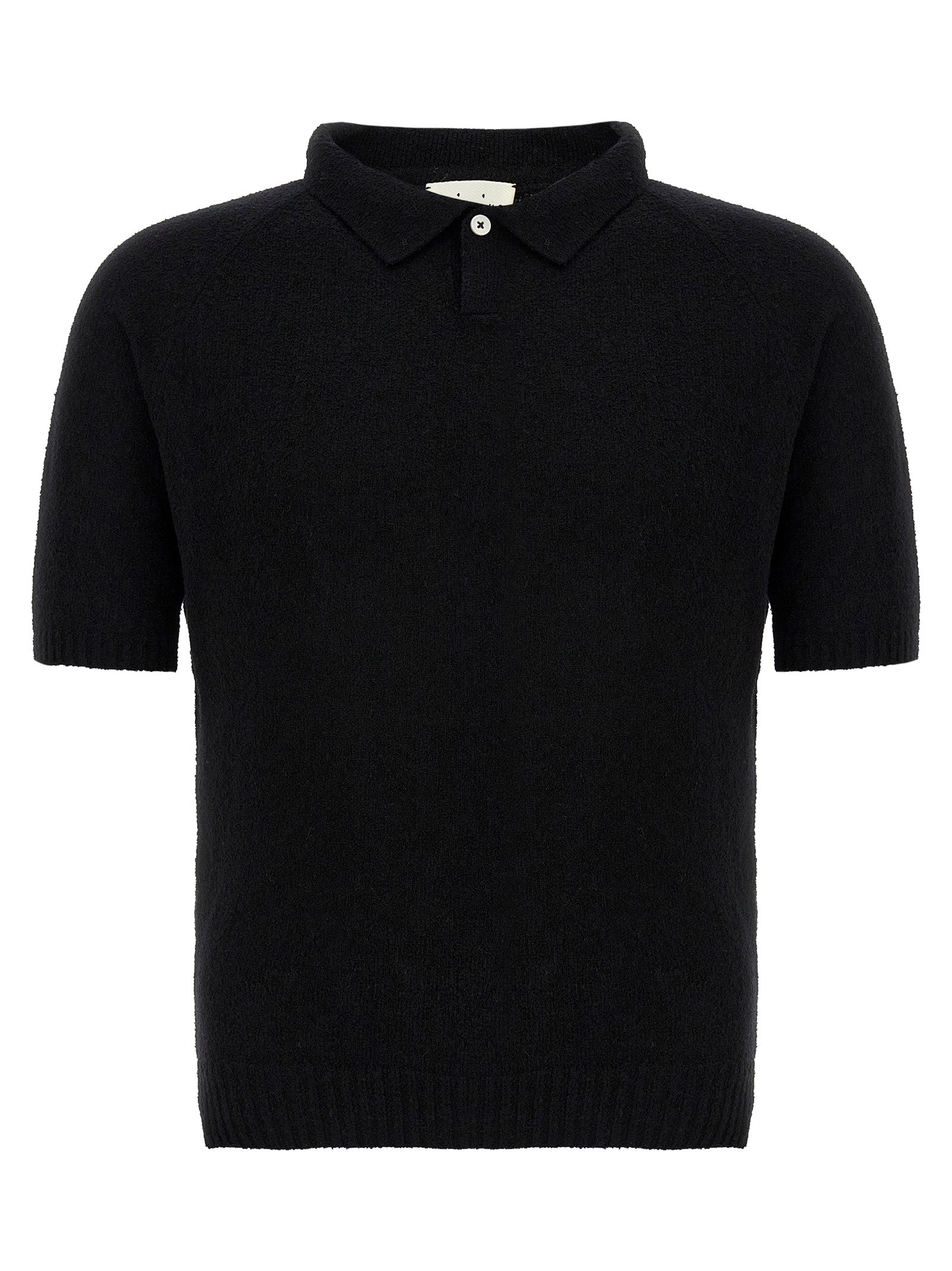 MA’RY’YA - MA’RY’YA - Bouclé cotton polo shirt - Men’s Tops