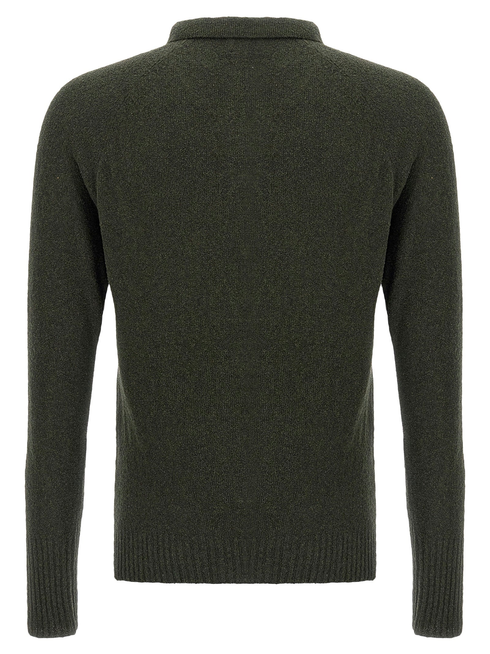 MA’RY’YA - MA’RY’YA - Bouclé cotton polo shirt - Men’s Tops