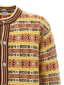 Bode Marzipan Cardigan Gold