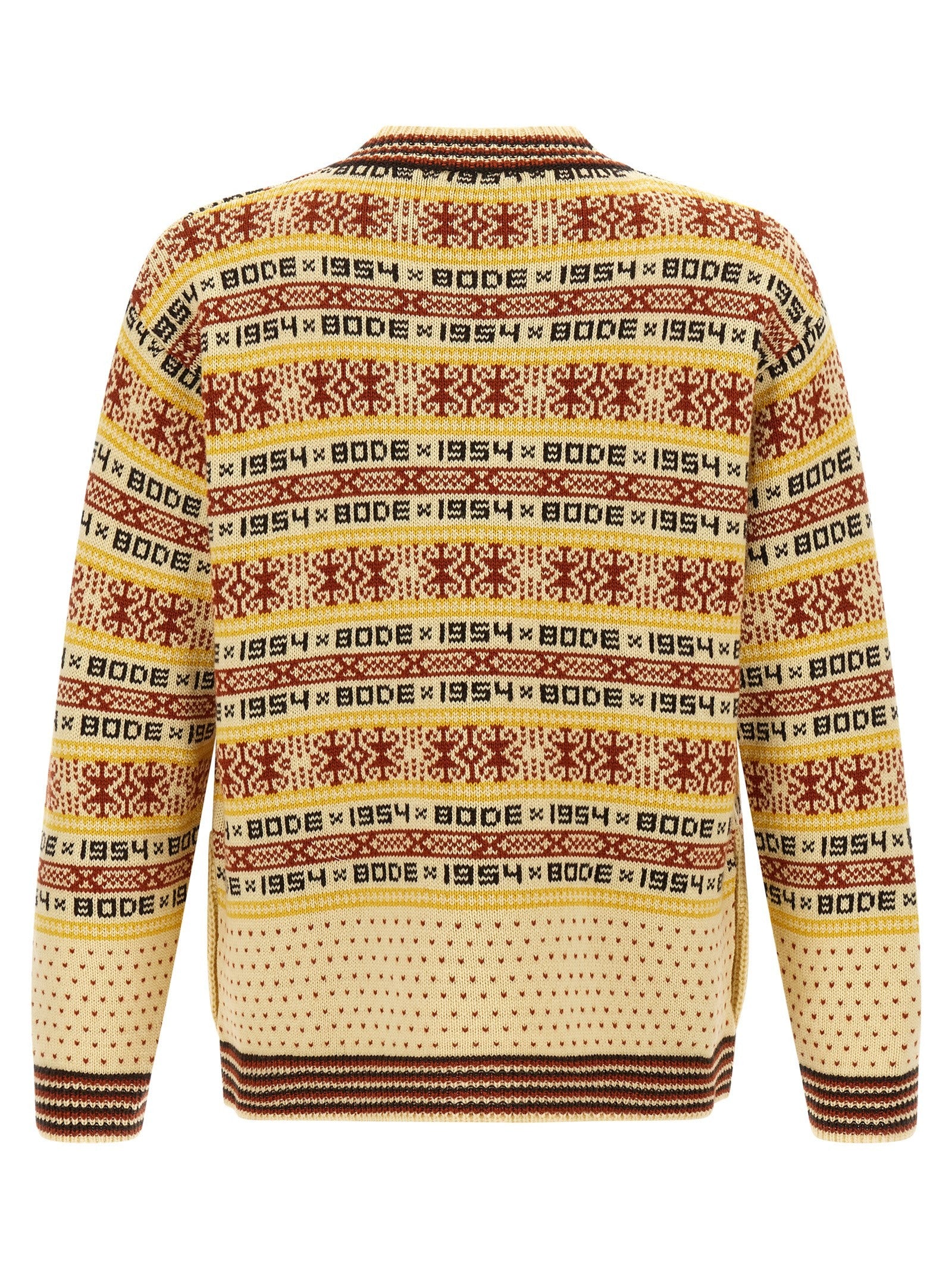 Bode Marzipan Cardigan Gold