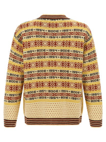 Bode Marzipan Cardigan Gold