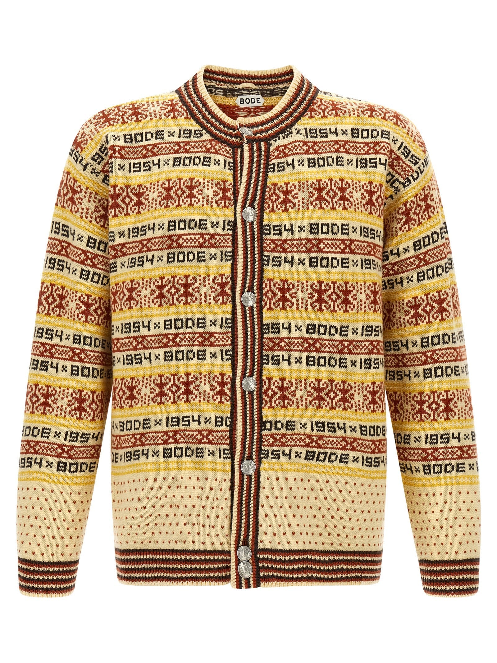 Bode Marzipan Cardigan Gold