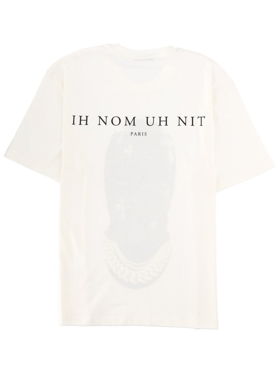 Ih Nom Uh Nit Men's Mask Crosses Shirt White