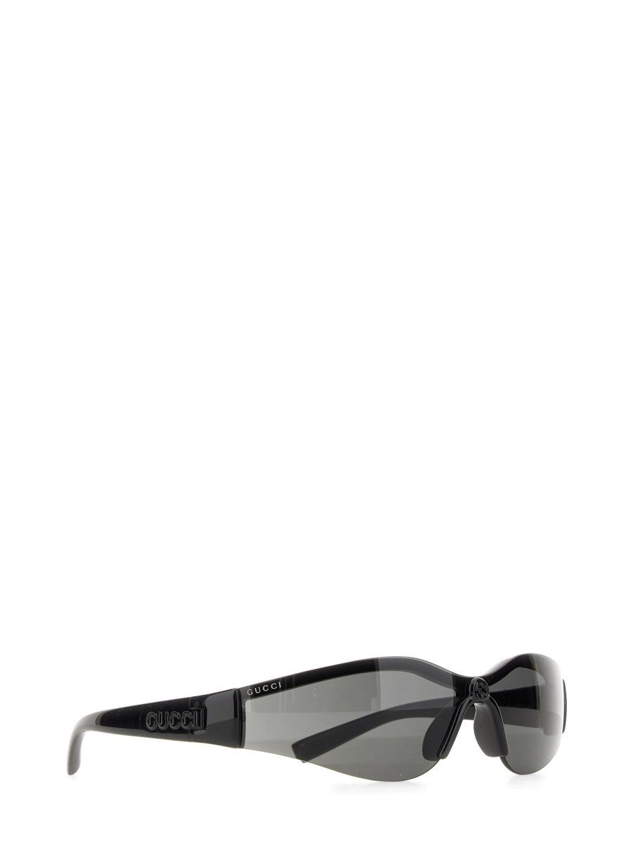 Gucci Women's Mask Sunglasses Black