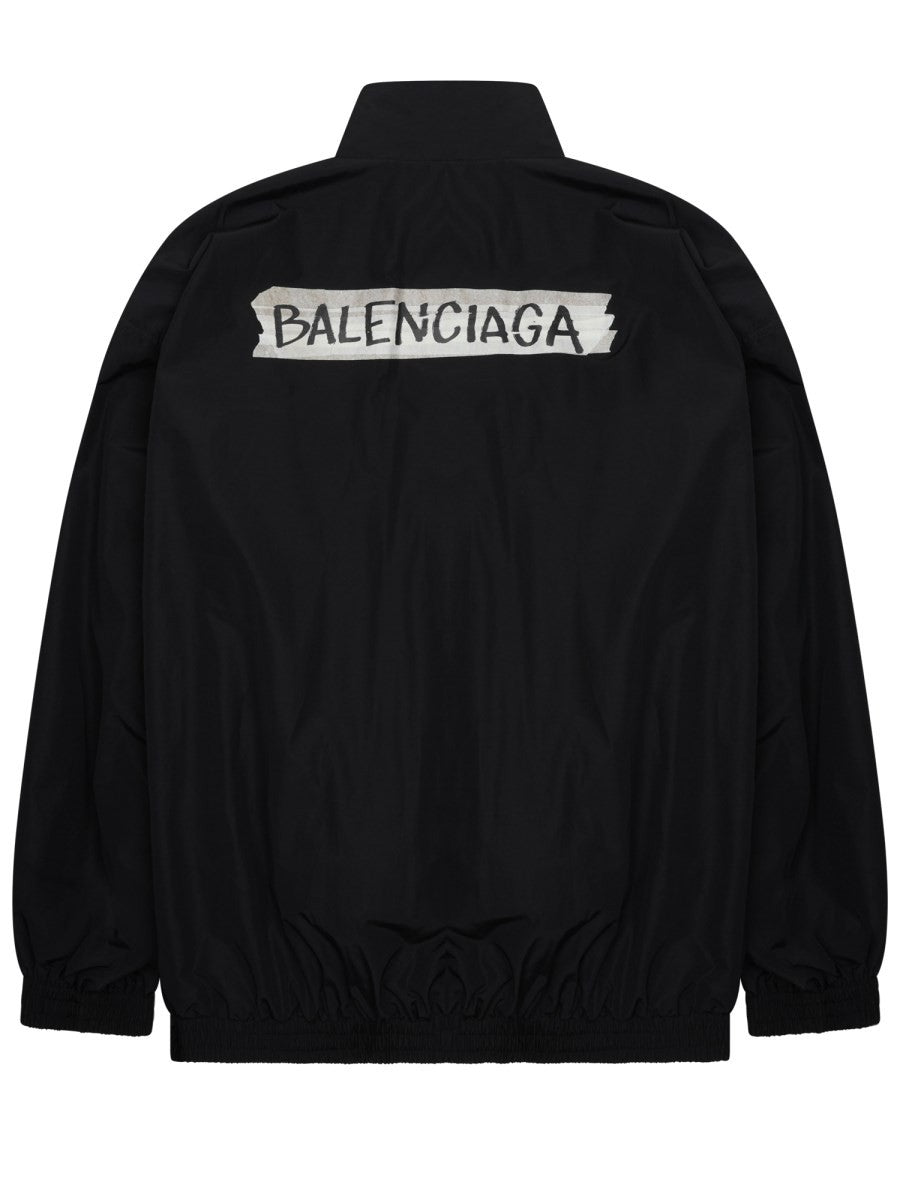 Balenciaga Men's Masking Tape Jacket Black