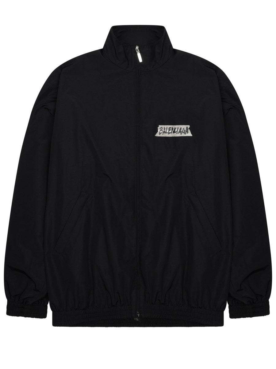 Balenciaga Men's Masking Tape Jacket Black