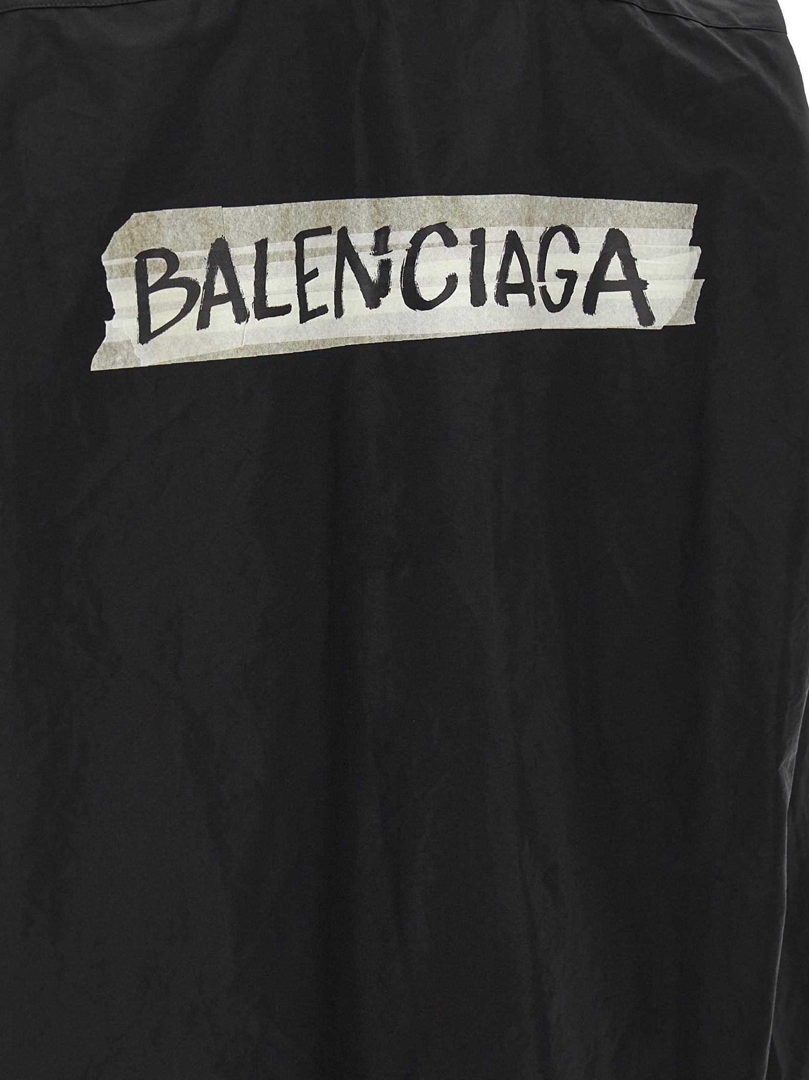 Balenciaga Masking Tape Shirt Black