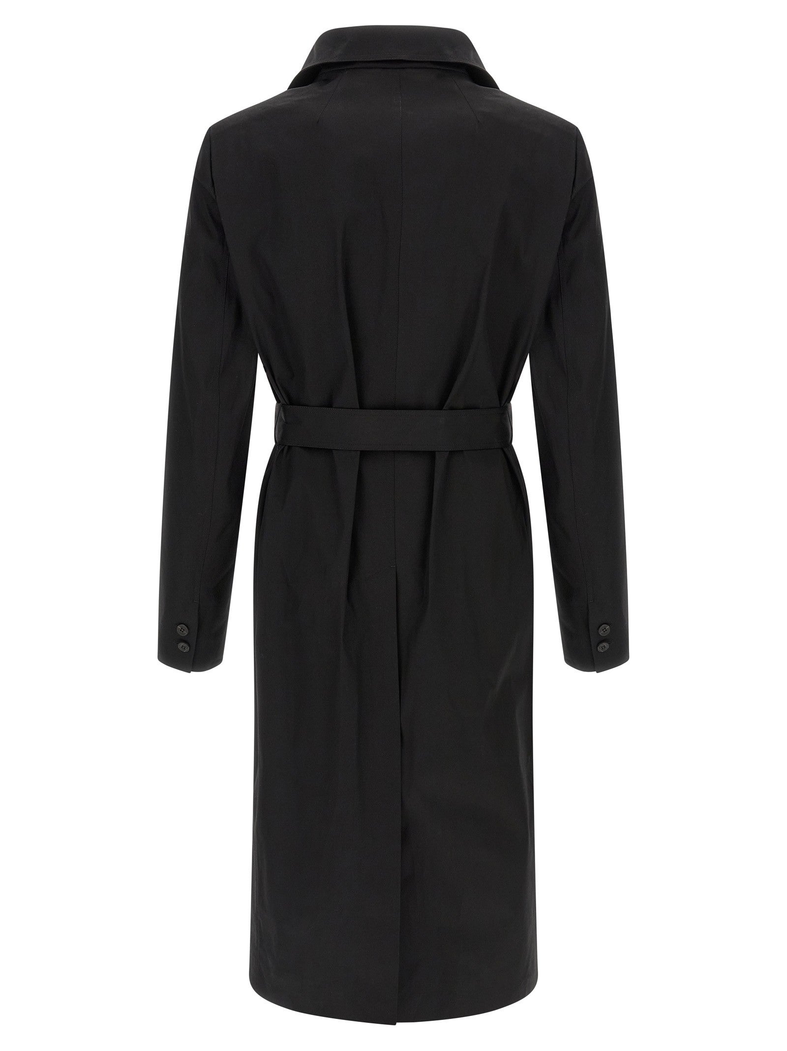 Rick Owens Mastodon Trench Coat Black