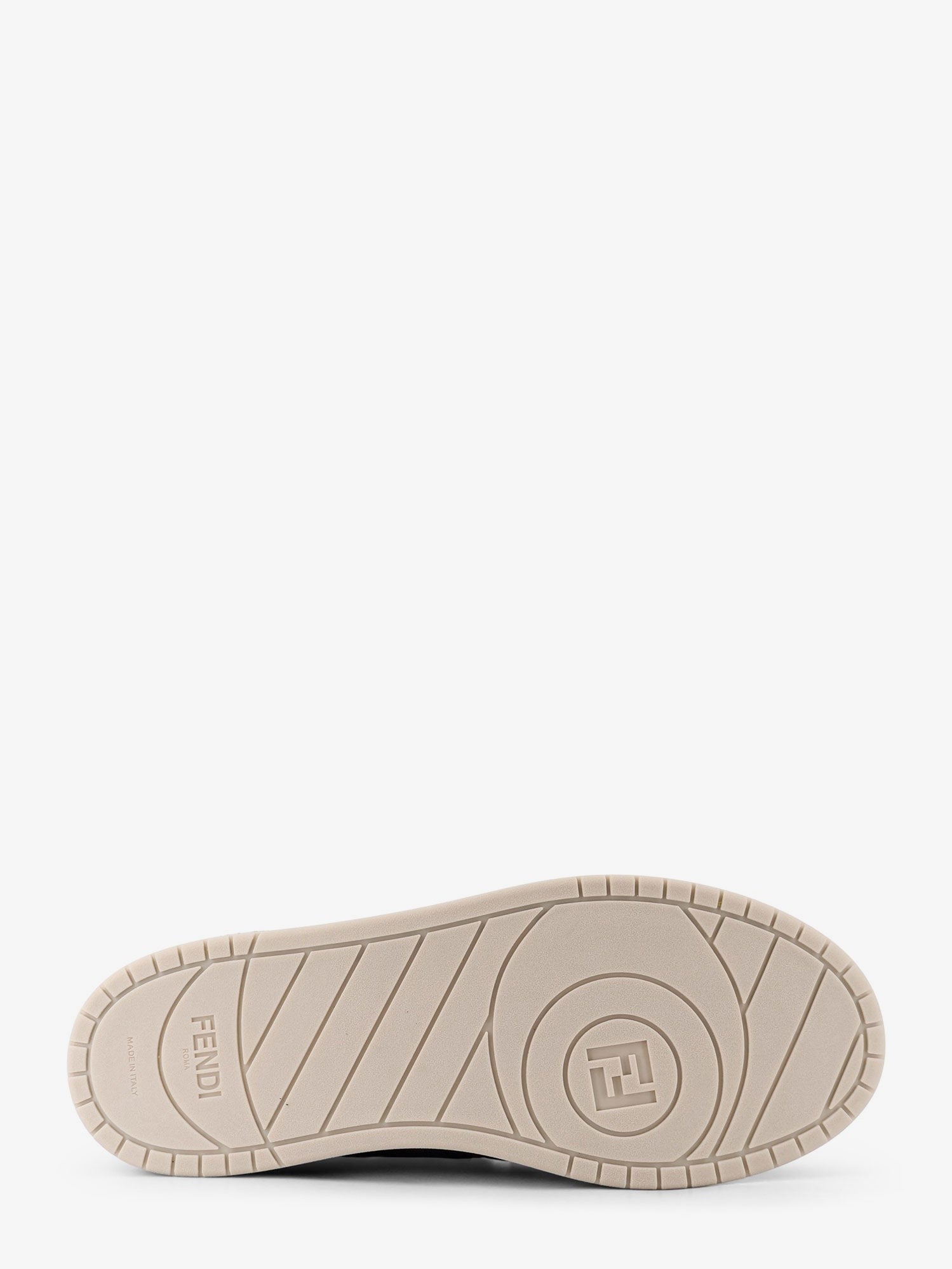 Fendi Men's Match Leather Sneakers White