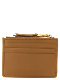 Miu Miu Matelassé Nappa Cardholder Brown