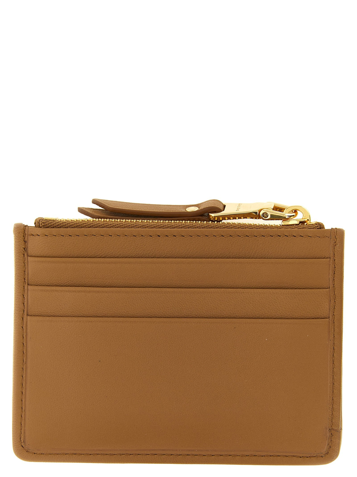 Miu Miu Matelassé Nappa Cardholder Brown