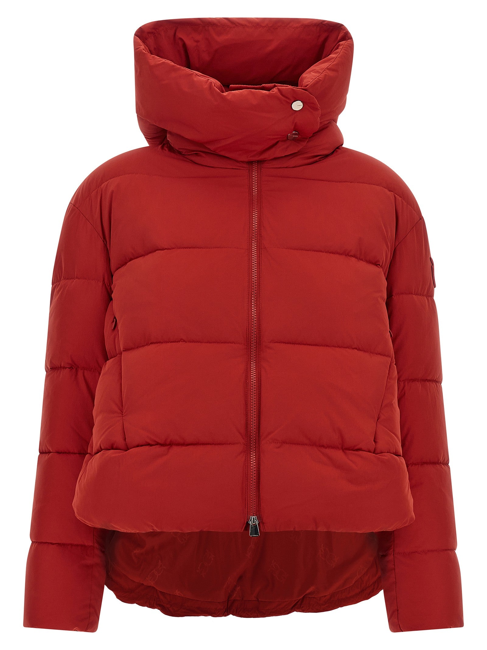 Pinko Matt Finish Down Jacket Red