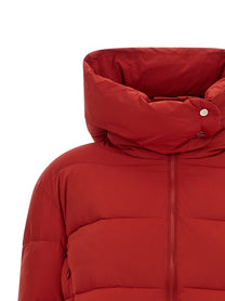 Pinko Matt Finish Down Jacket Red