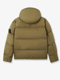Stone Island Men's Matt Ripstop Cordura® Advanced Fabrics Down Jacket Green
