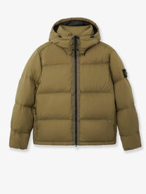 Stone Island Men's Matt Ripstop Cordura® Advanced Fabrics Down Jacket Green
