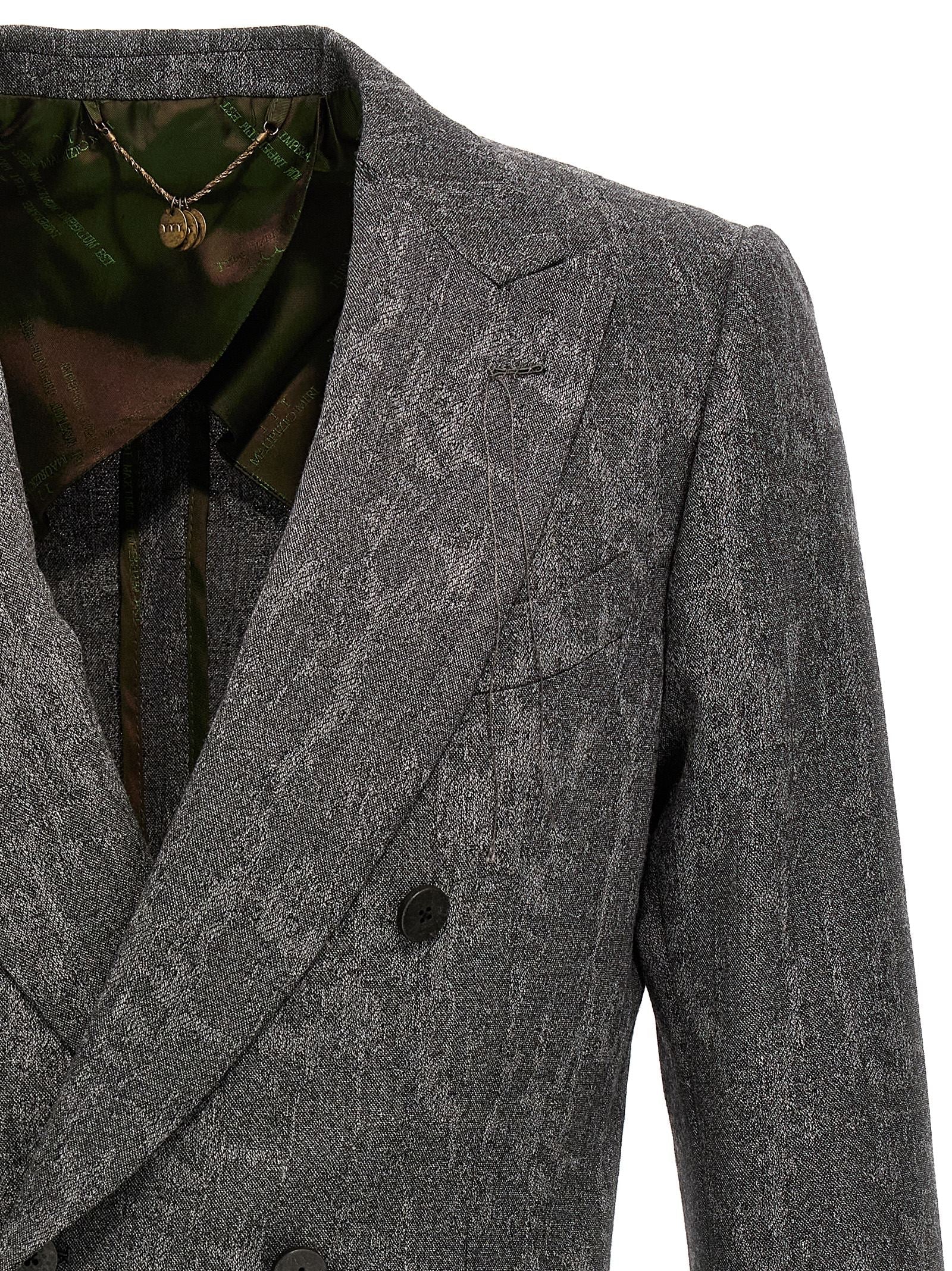 MAURIZIO MIRI - MAURIZIO MIRI - double-breasted blazer - Men’s Clothing