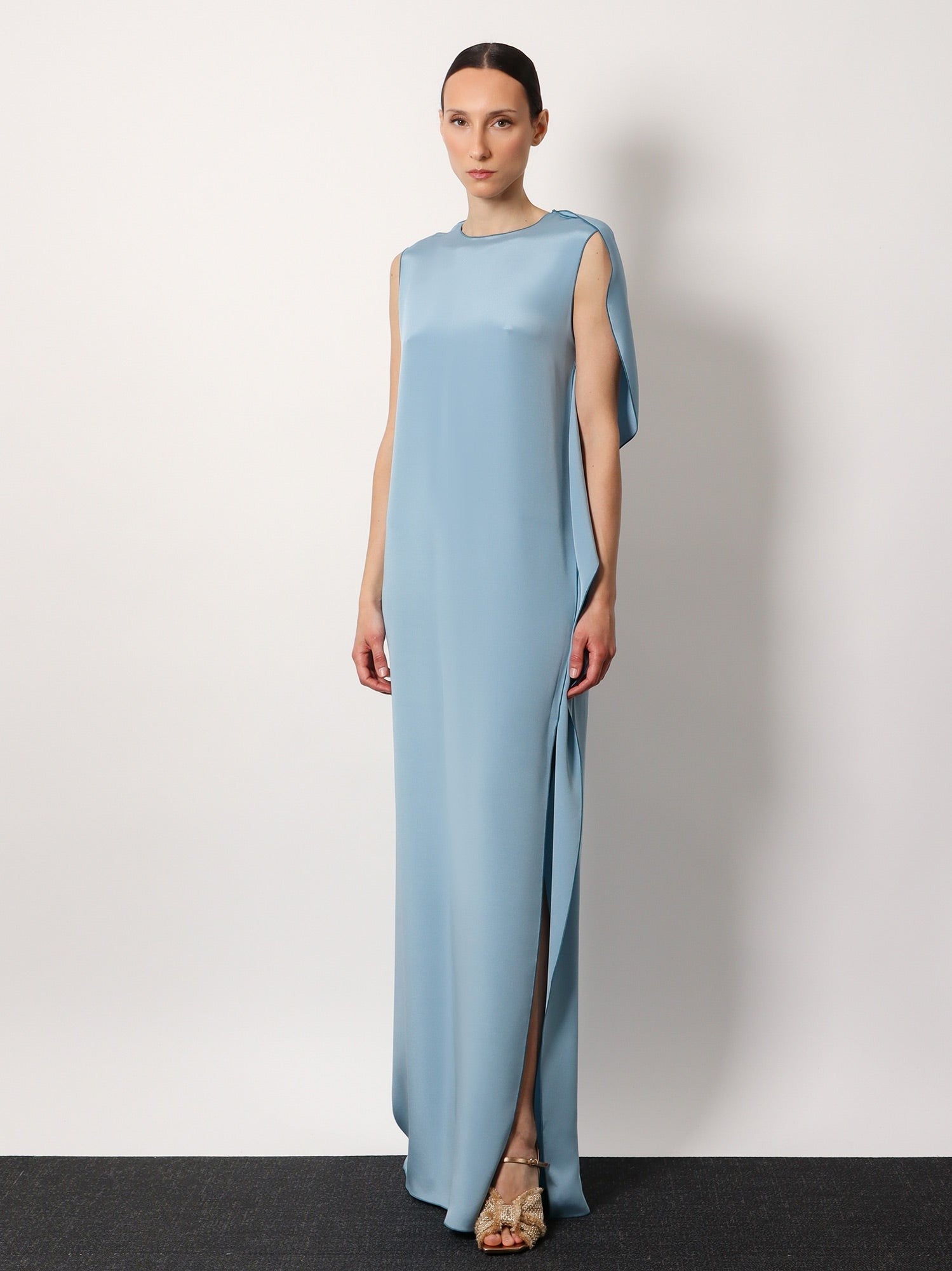 Max Mara - Max Mara Odessa Silk Long Dress - Women’s Clothing
