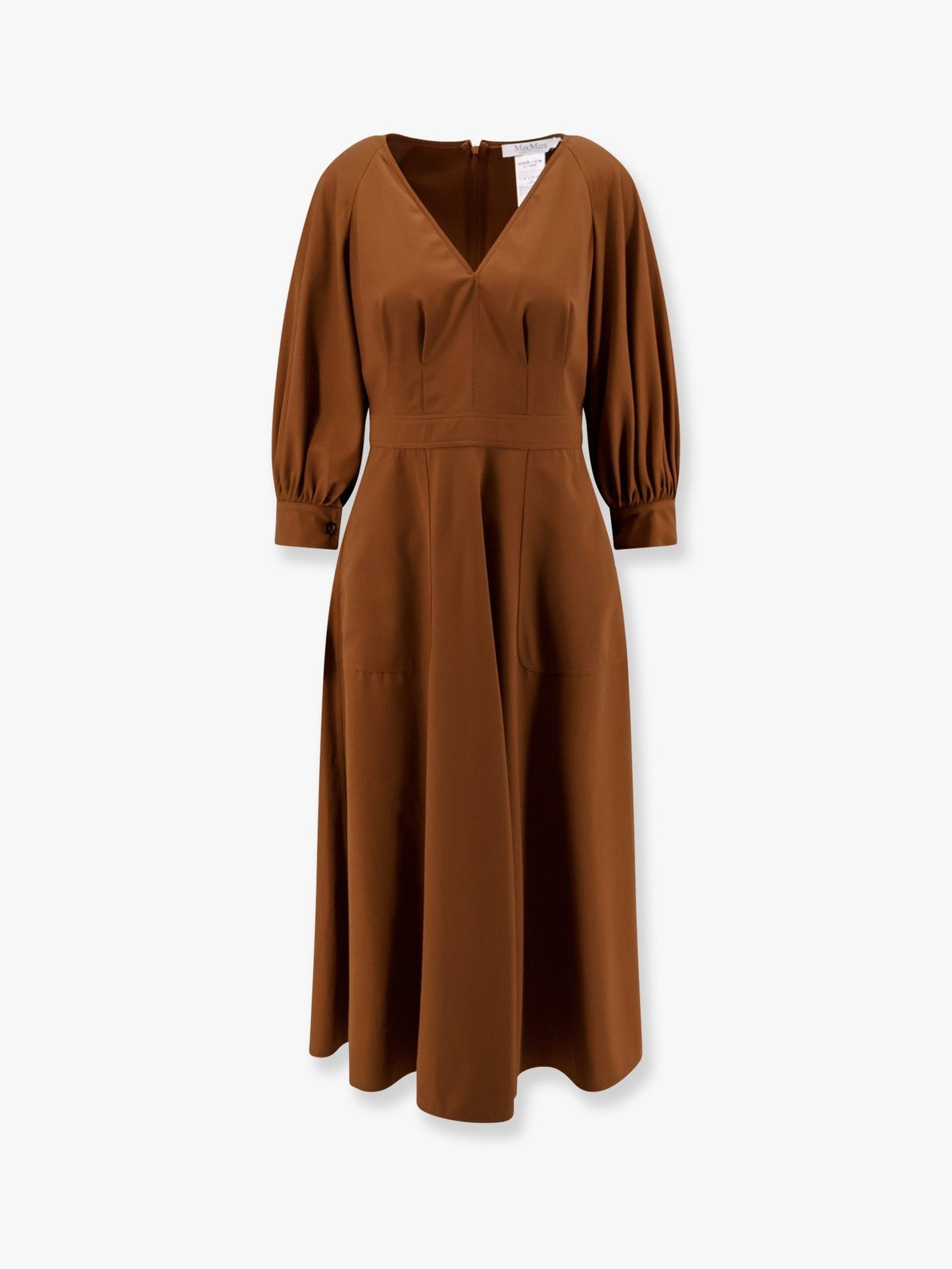 Max Mara - Max Mara Pedaggi Cotton Midi Dress - Women’s Clothing