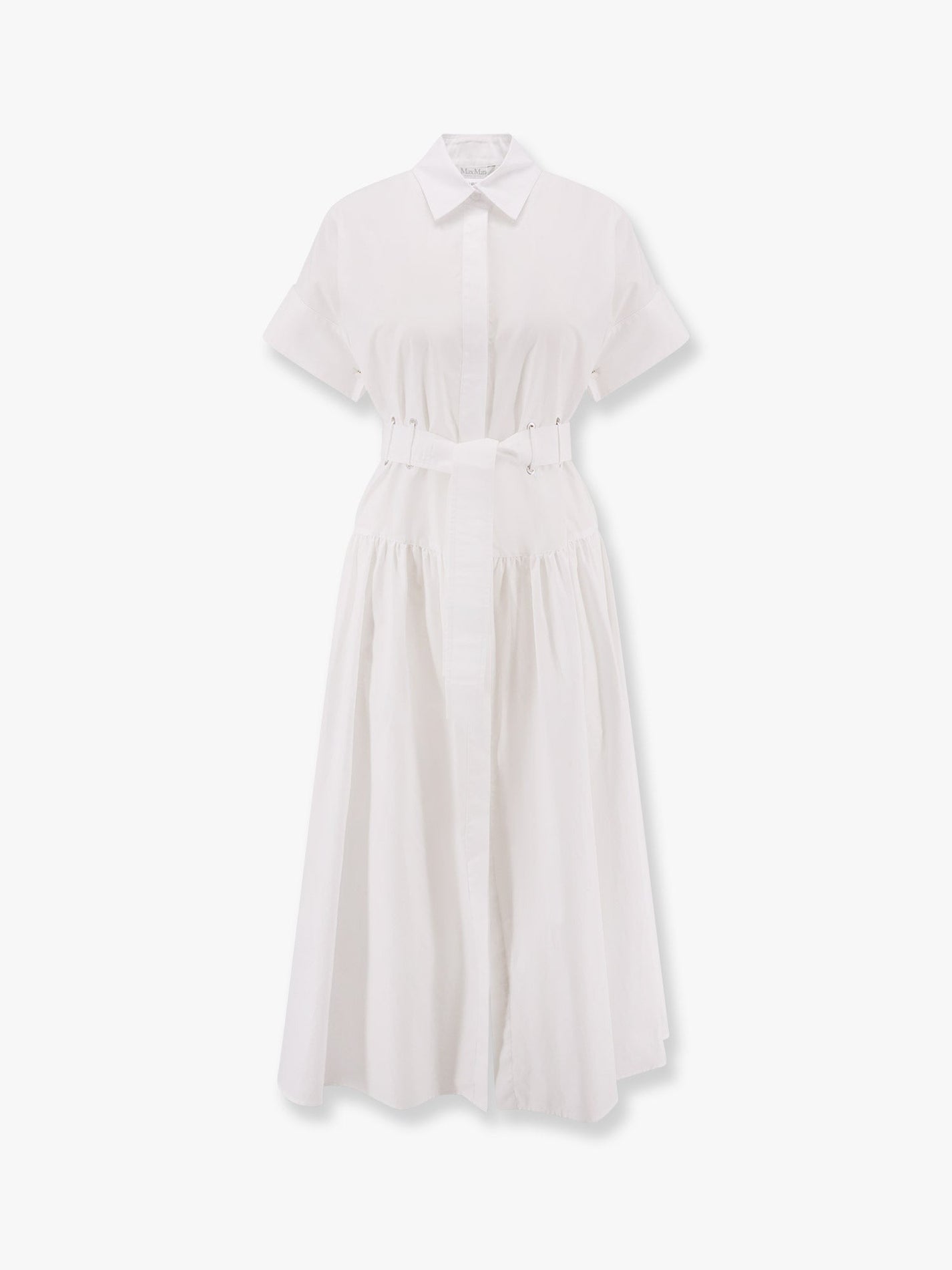 Max Mara - Max Mara Agoraio Cotton Chemisier Dress - Women’s Clothing
