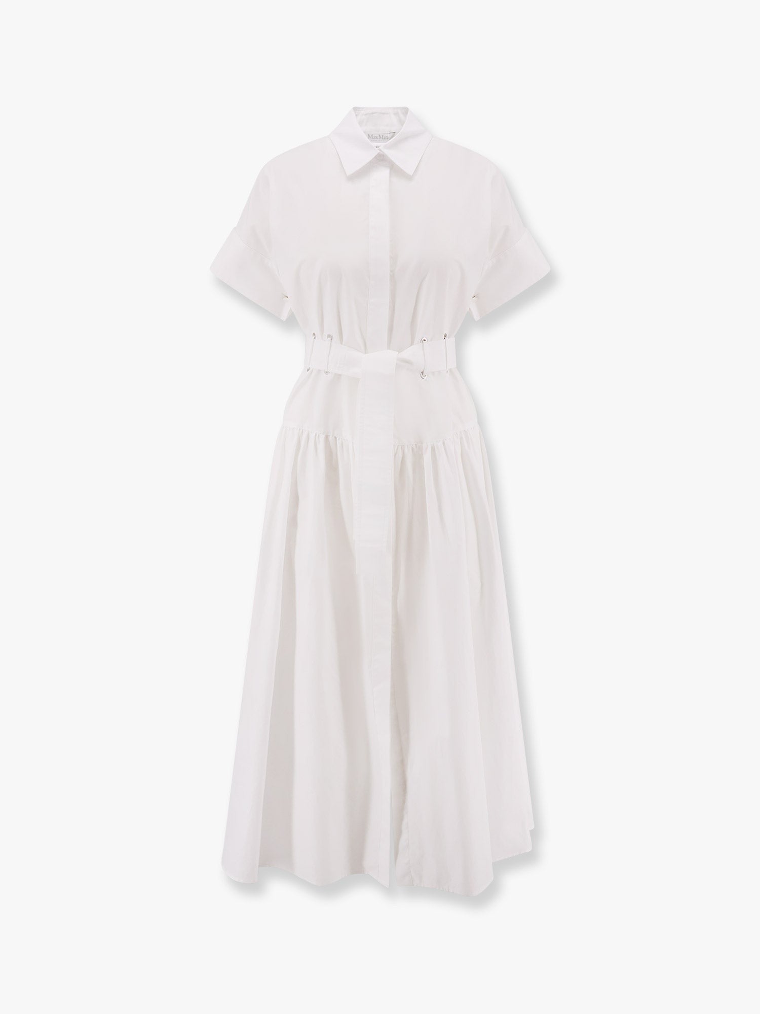 Max Mara - Max Mara Agoraio Cotton Chemisier Dress - Women’s Clothing