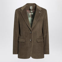 Max Mara - Max Mara Khaki ribbed jacket - Jackets