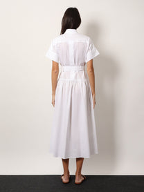 Max Mara - Max Mara Agoraio Cotton Chemisier Dress - Women’s Clothing