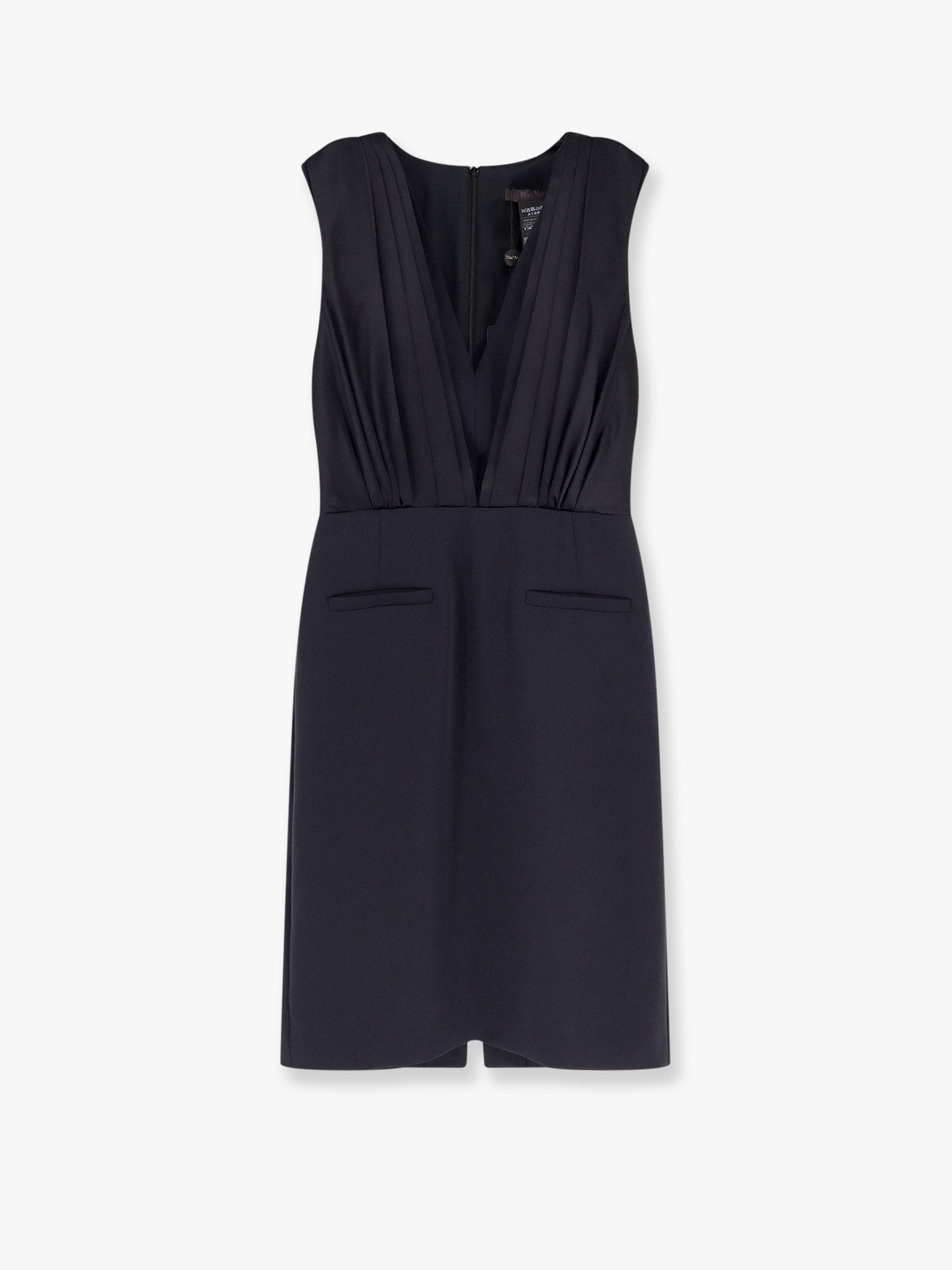 Max Mara - Max Mara Vittor Midi Dress With Silk Insert - Women’s Clothing