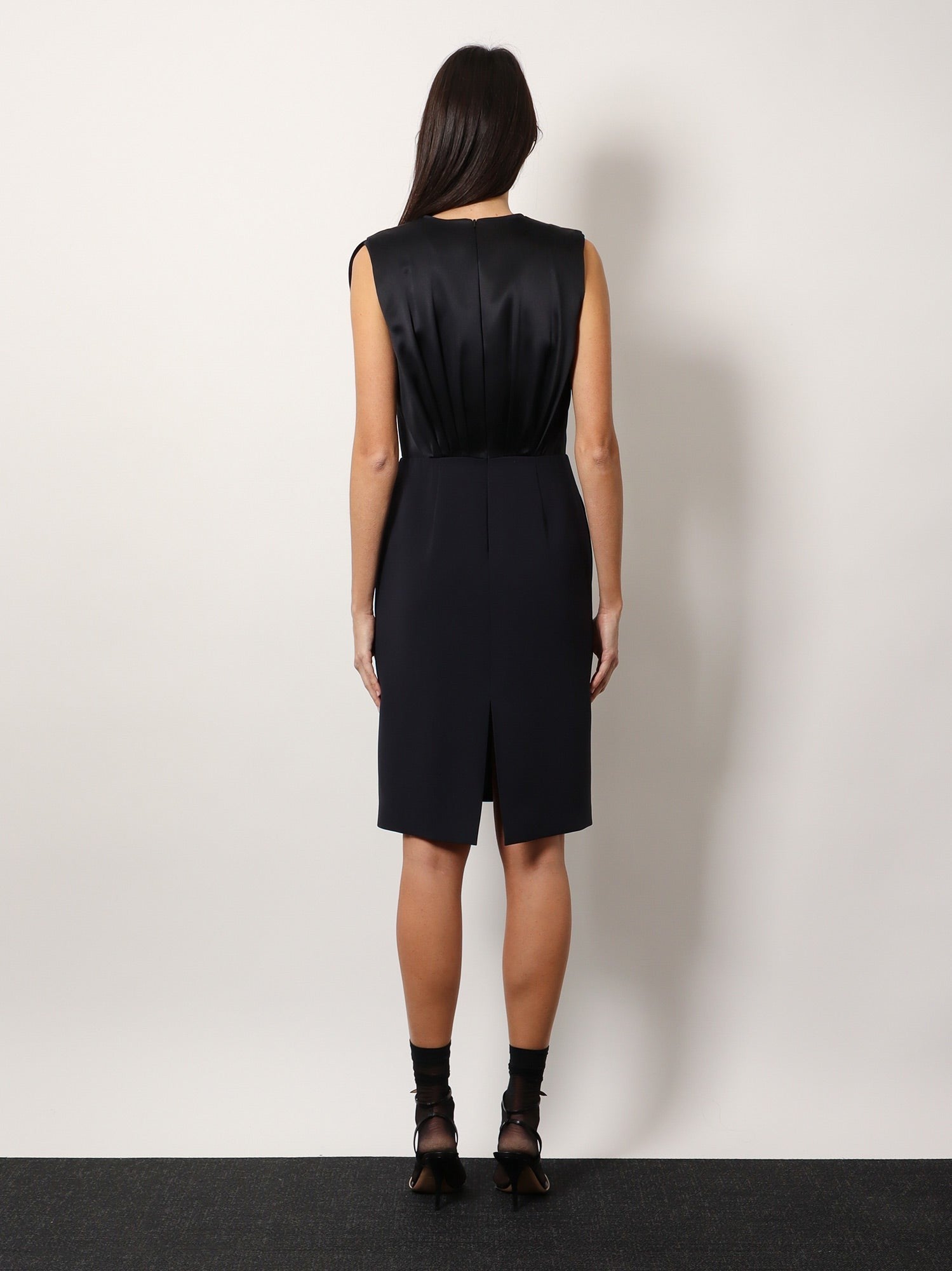 Max Mara - Max Mara Vittor Midi Dress With Silk Insert - Women’s Clothing