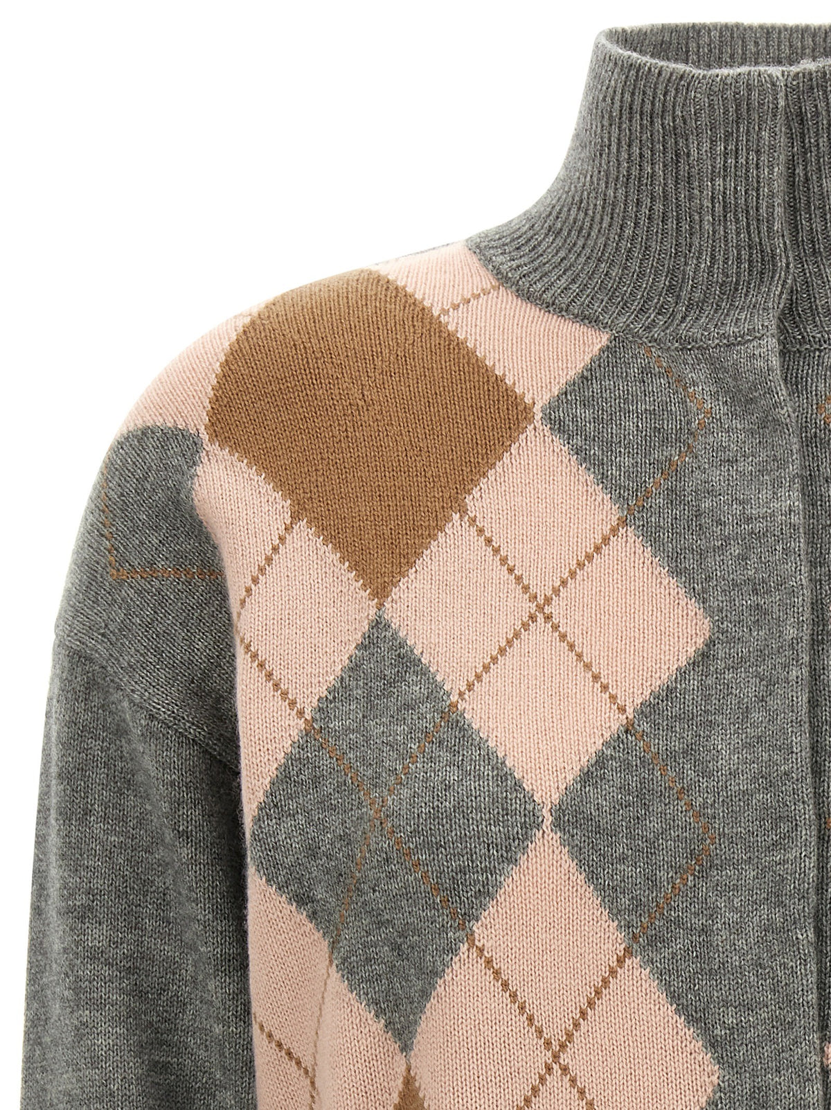 Max Mara Studio Pacche Cardigan Grey, view 3