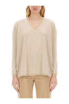 Max Mara Women's Arrow Jersey Beige