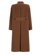 Max Mara Women's Baby Lama Cocoon Coat Brown, view 2