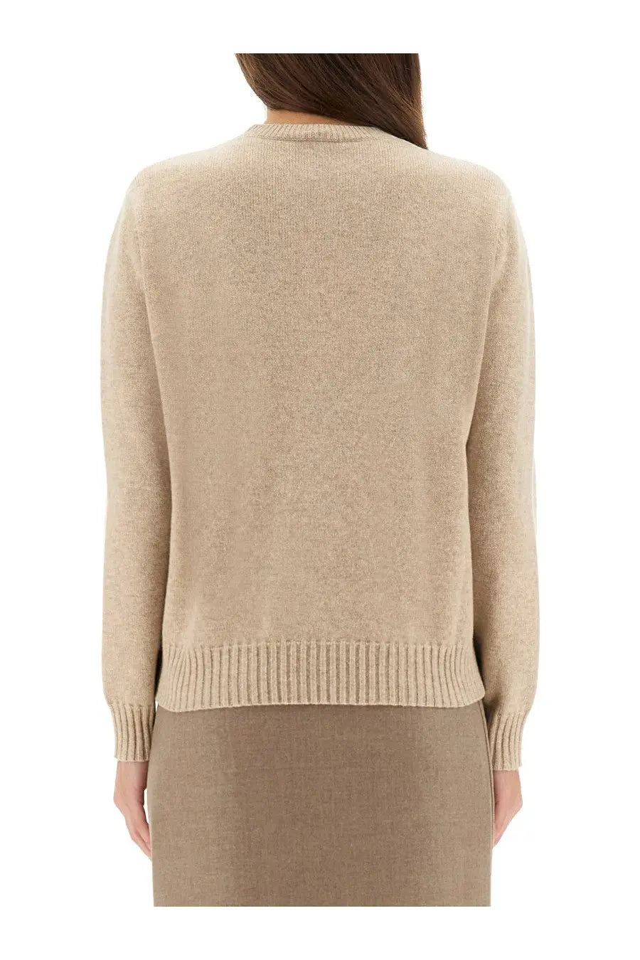Max Mara Women's Cashmere Cinema Sweater Beige, view 3