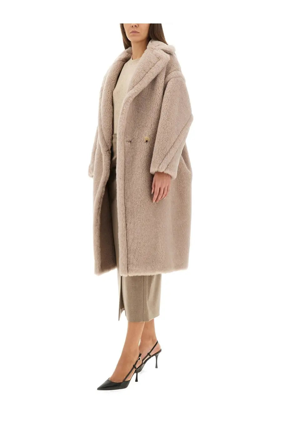 Max Mara Women's Cashmere Cinema Sweater Beige, view 2
