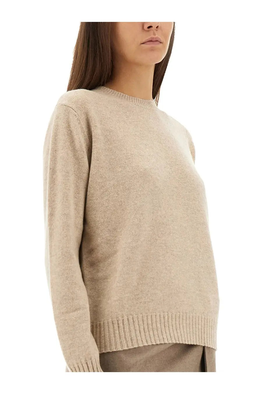 Max Mara Women's Cashmere Cinema Sweater Beige, view 4